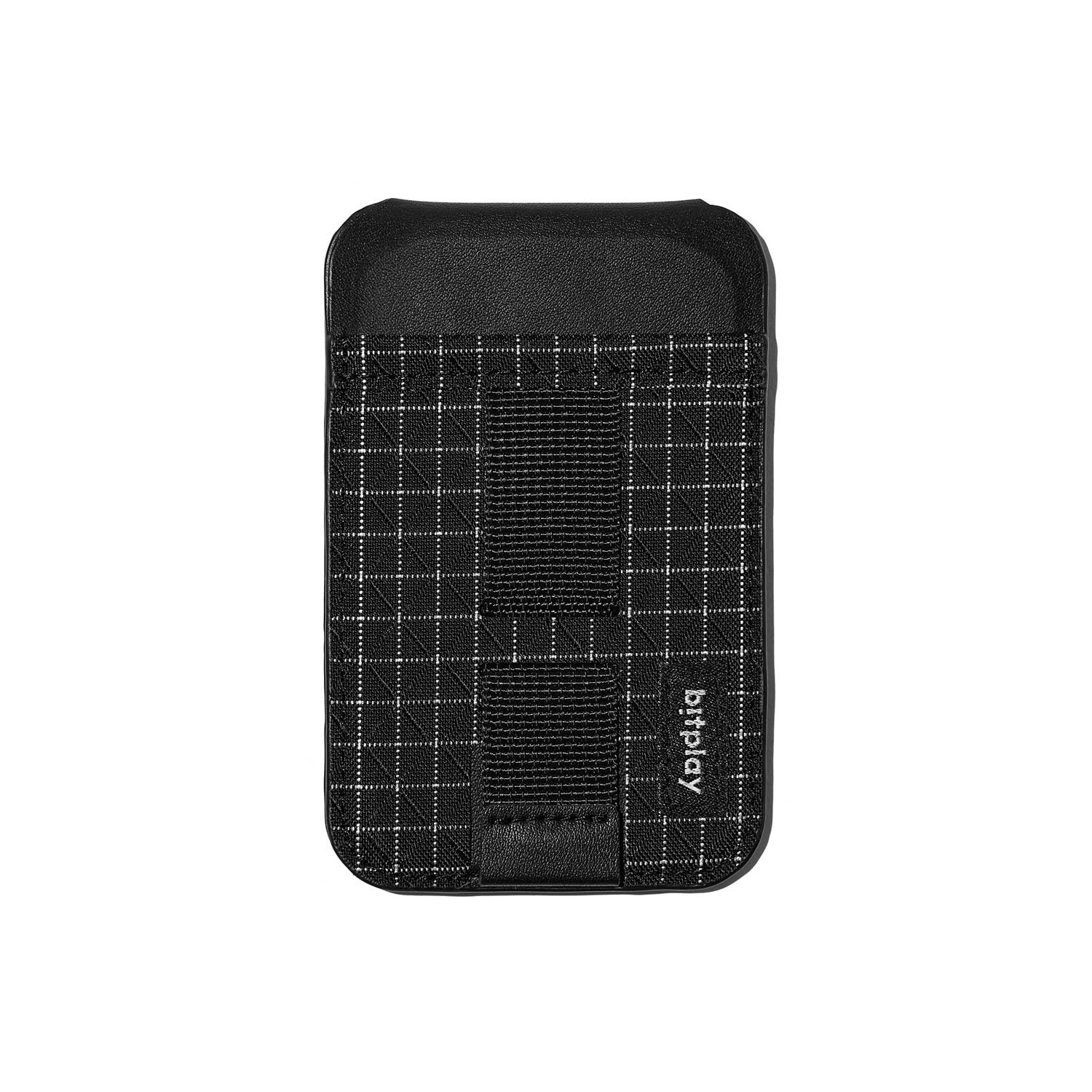 Bitplay Magnetic Wallet Stand V2 Multi-angle Card Holder with Hand-held Woven Strap, Up to 3 Cards