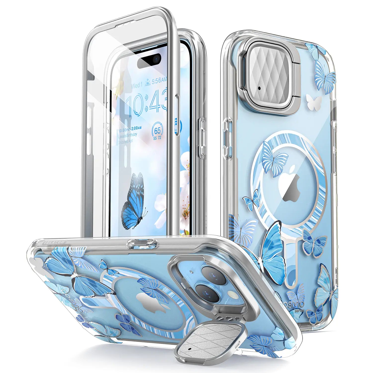 i-Blason Cosmo Mag Case for iPhone 15 Series (With Built-in Screen Protector and Magsafe compatible)