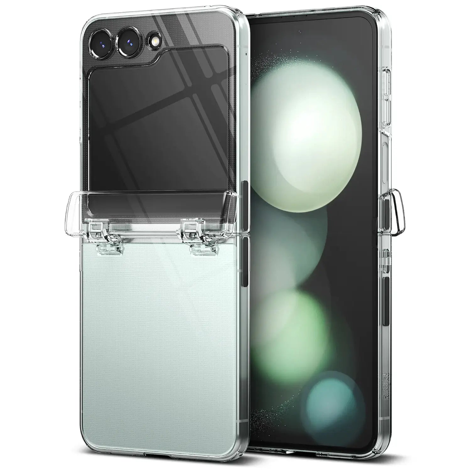 Transparent Case For Samsung Galaxy Z Flip 5 Flip5 Luxury Cover For Samsung Z  Flip 5