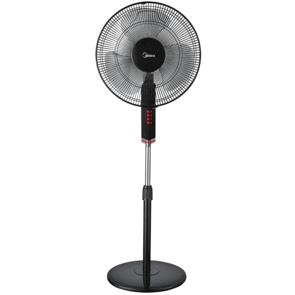 Midea 16 Inches MS608B Black Oscillation Stand Fan ONE2WORLD 