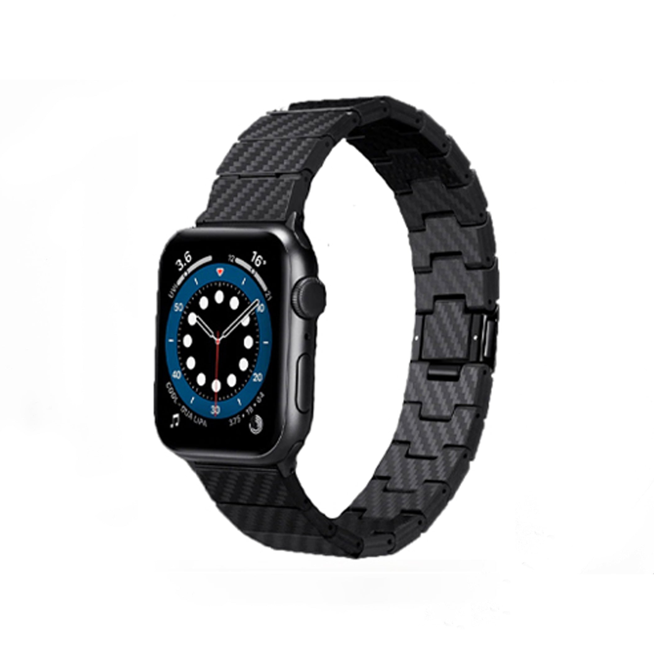 PITAKA Carbon Fiber Link Bracelet Band for Apple Watch 38/40/41  42/4 窶�  ONE2WORLD