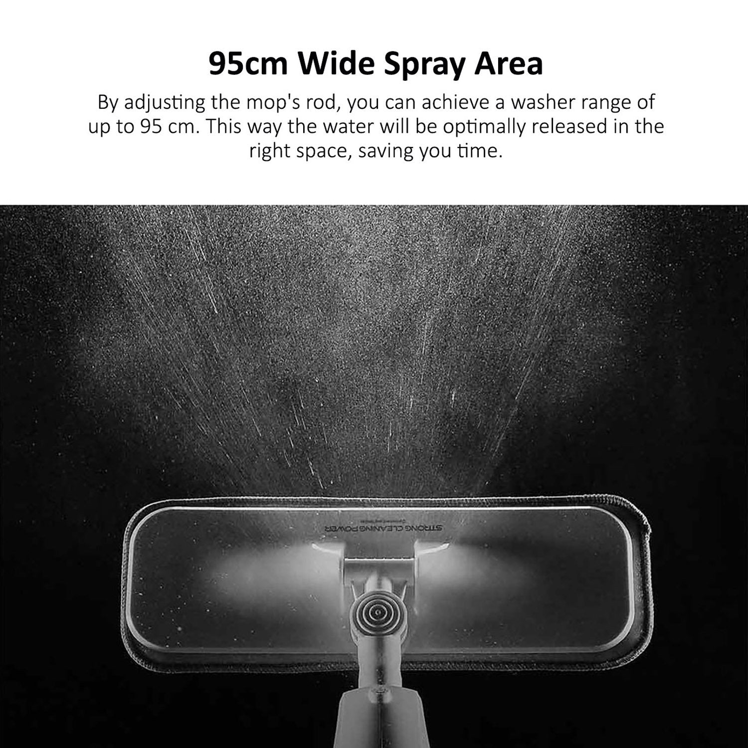 Xiaomi Deerma TB500 Water Spray Mop Carbon Fiber Dust Collector 360° Rotating 350ml Tank Waxing Mop Default Deerma 