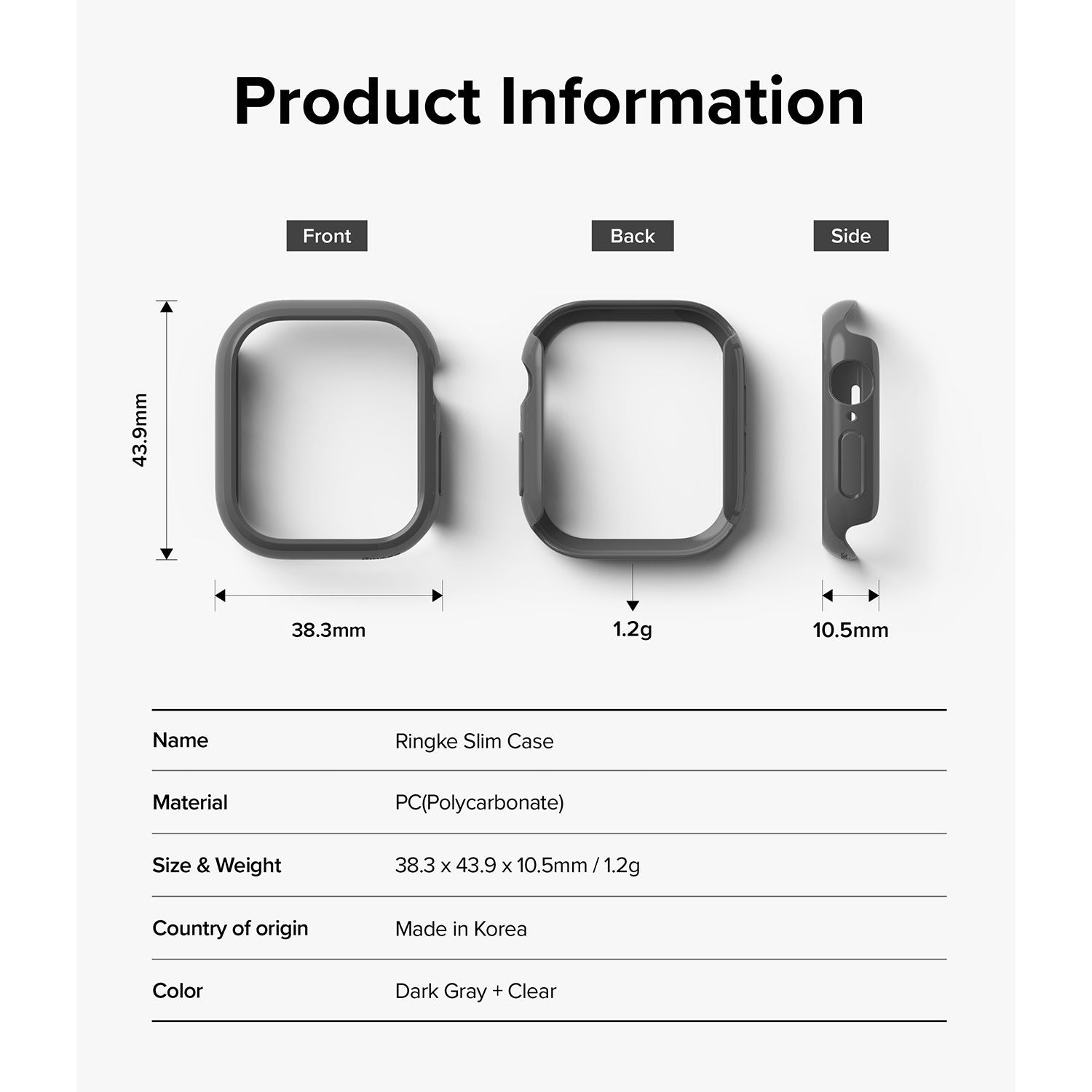 Ringke Slim case for Apple Watch 10 42mm / 46mm