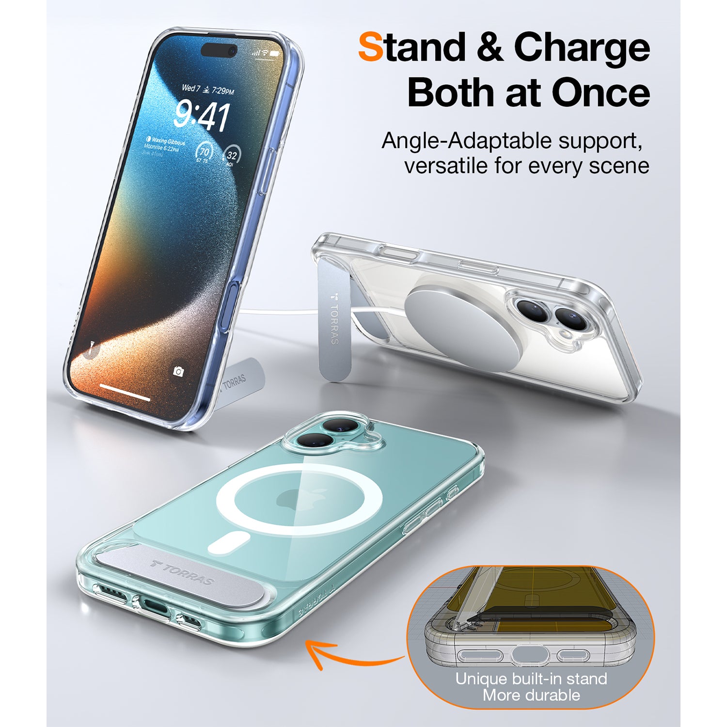 TORRAS Pstand Series for iPhone 16 Series