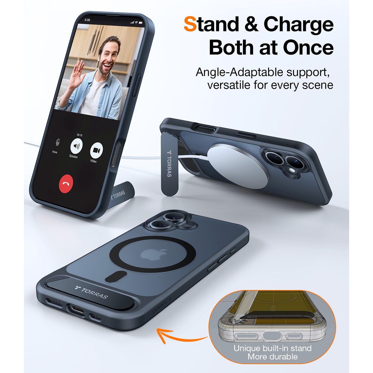 TORRAS Pstand Series for iPhone 16 Series