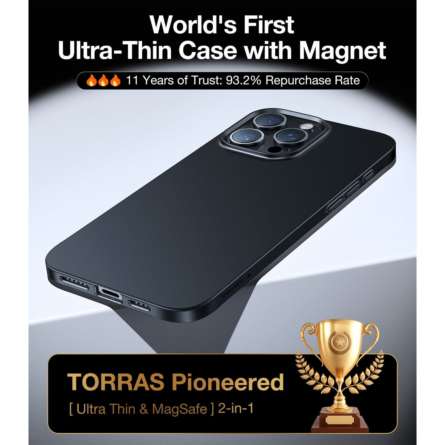 TORRAS SlimFit-Mag Series for iPhone 16 Series