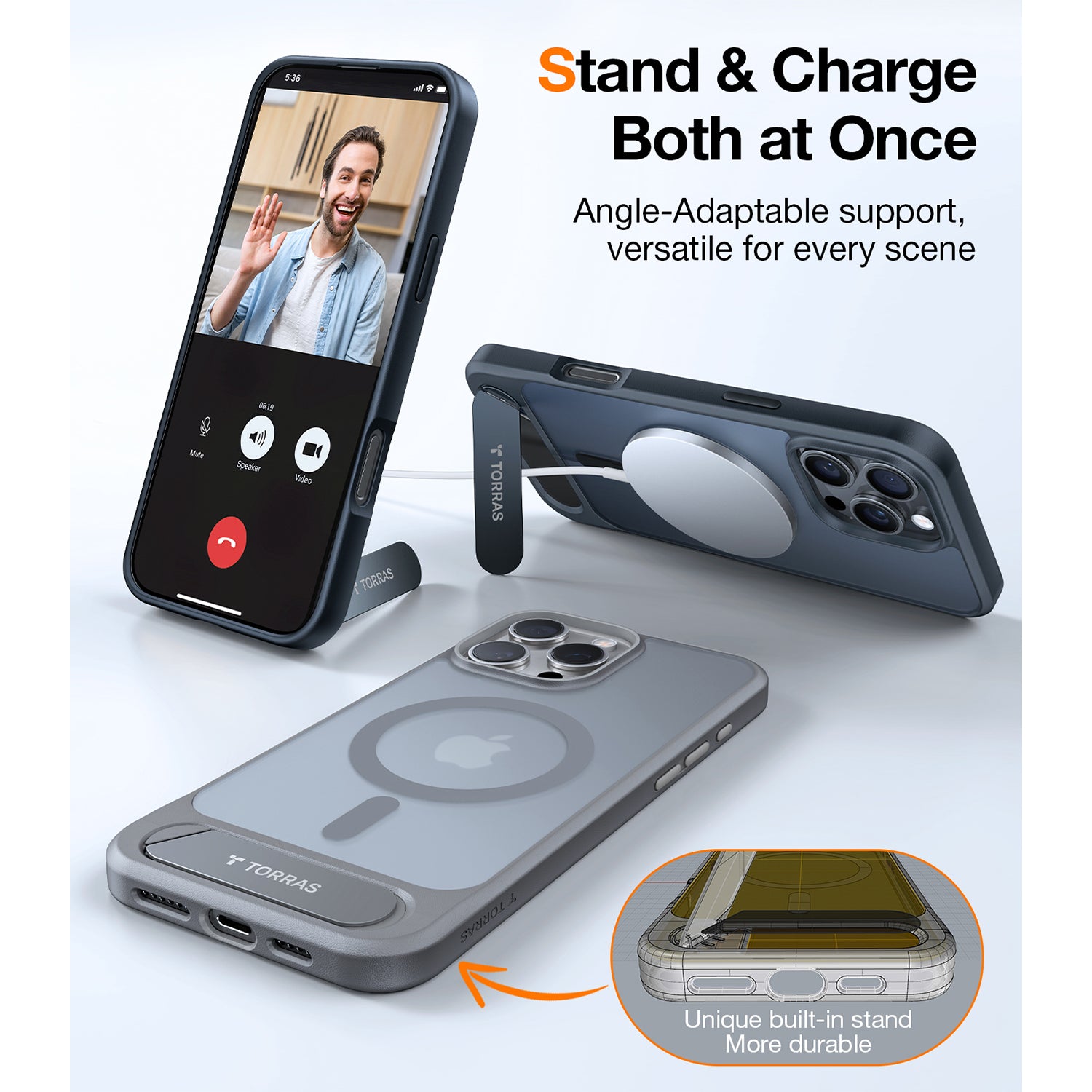 TORRAS Pstand Series for iPhone 16 Series