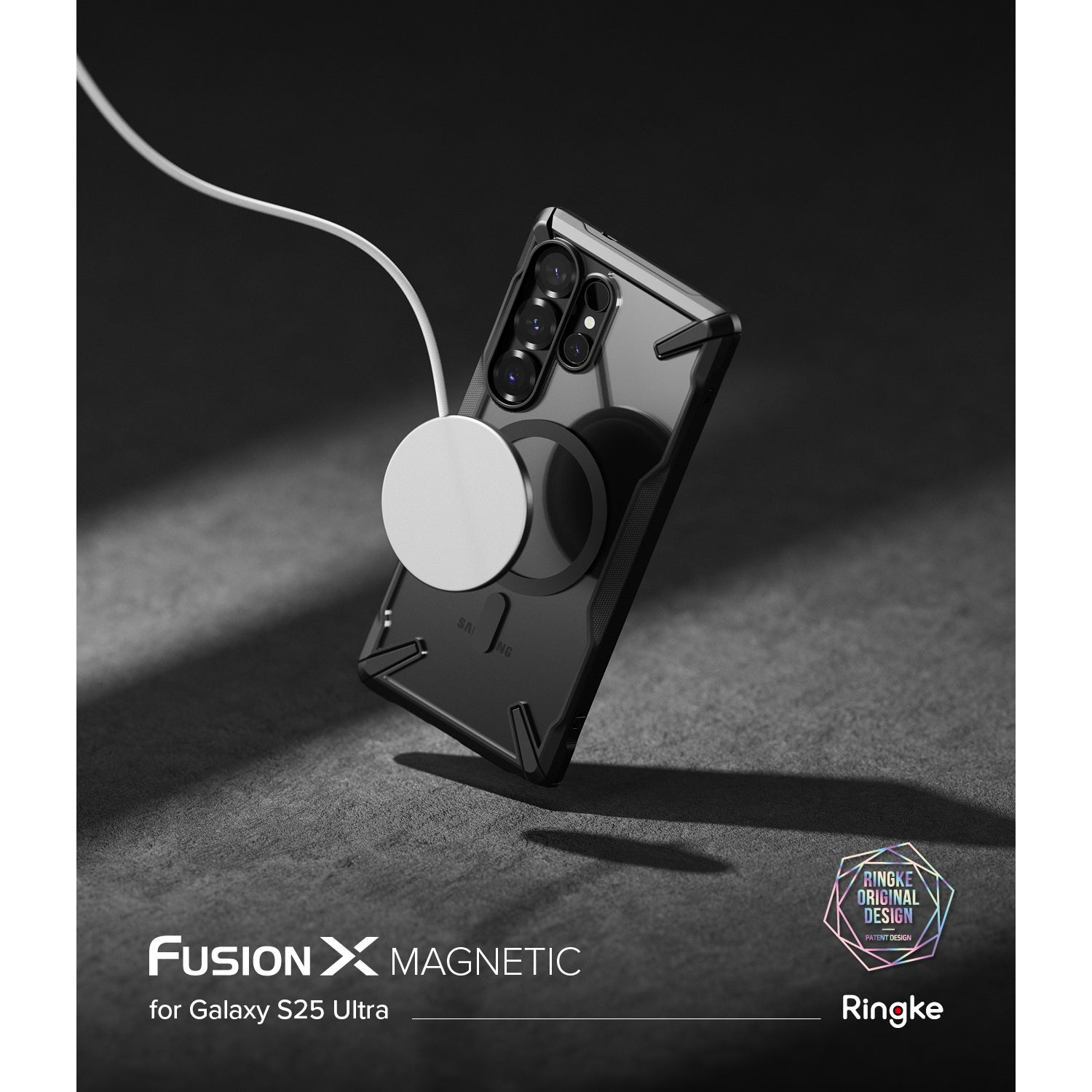 Ringke Fusion X Magnetic Case for Samsung Galaxy S25 Ultra, Black