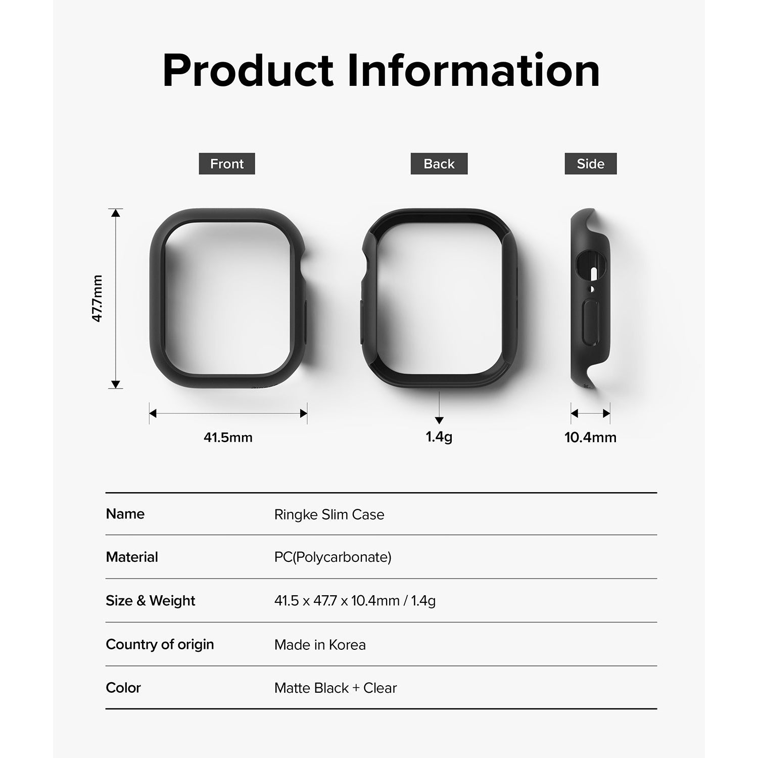 Ringke Slim case for Apple Watch 10 42mm / 46mm