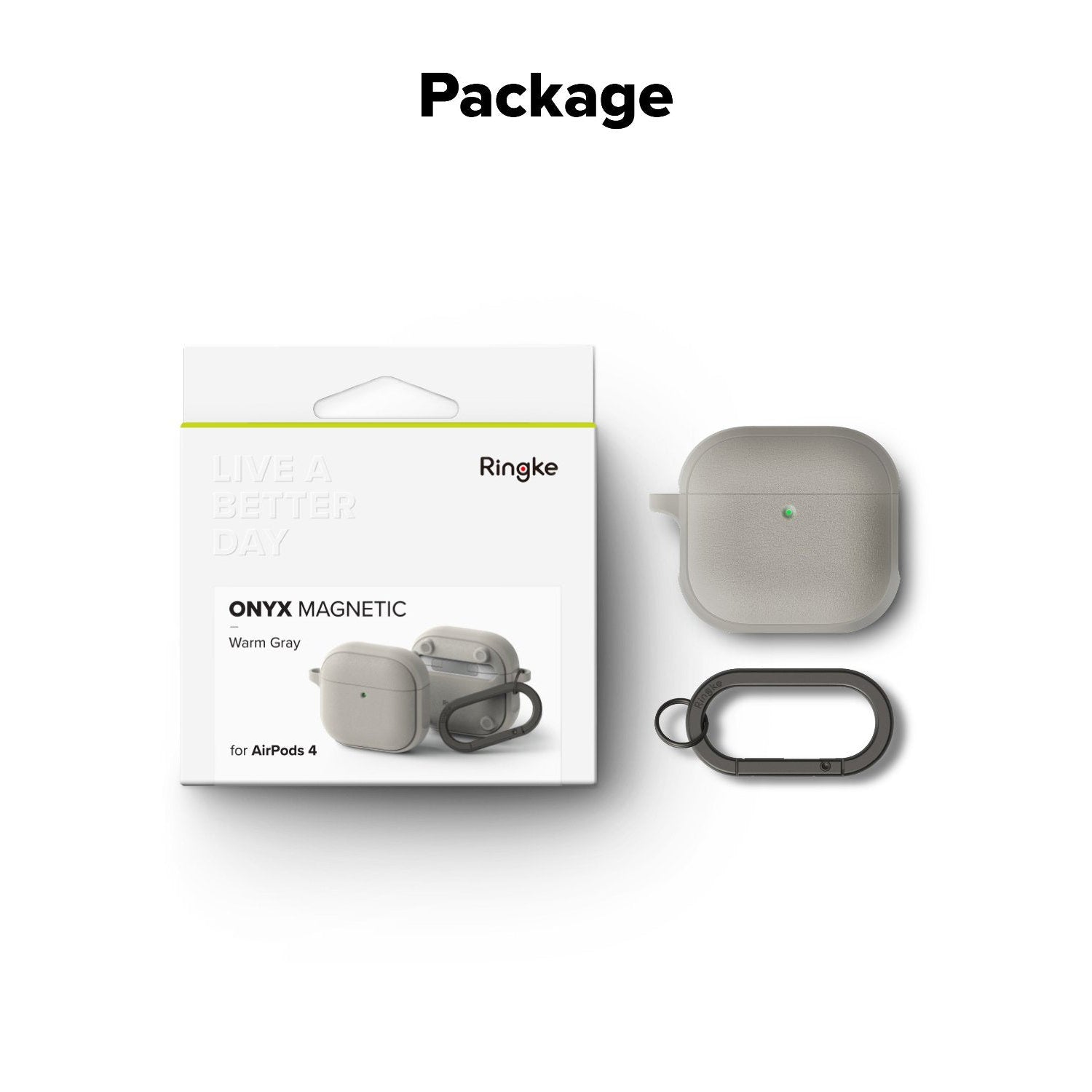 Ringke Onyx Magnetic Case for AirPods 4