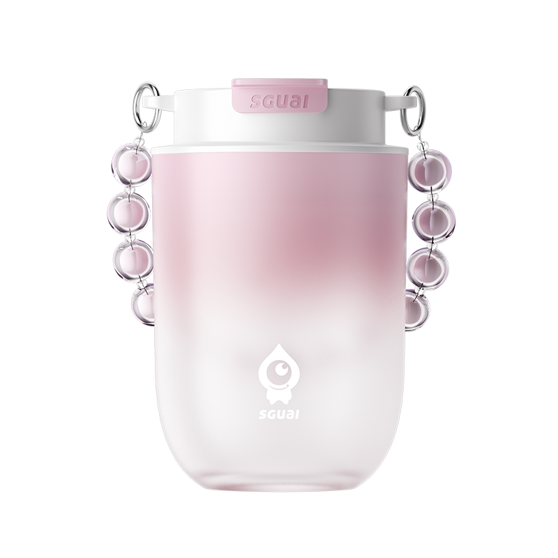 O2W SELECTION SGUAI P1 MINI Romantic Atmosphere Cup 310ml, Cherry Blossom Pink