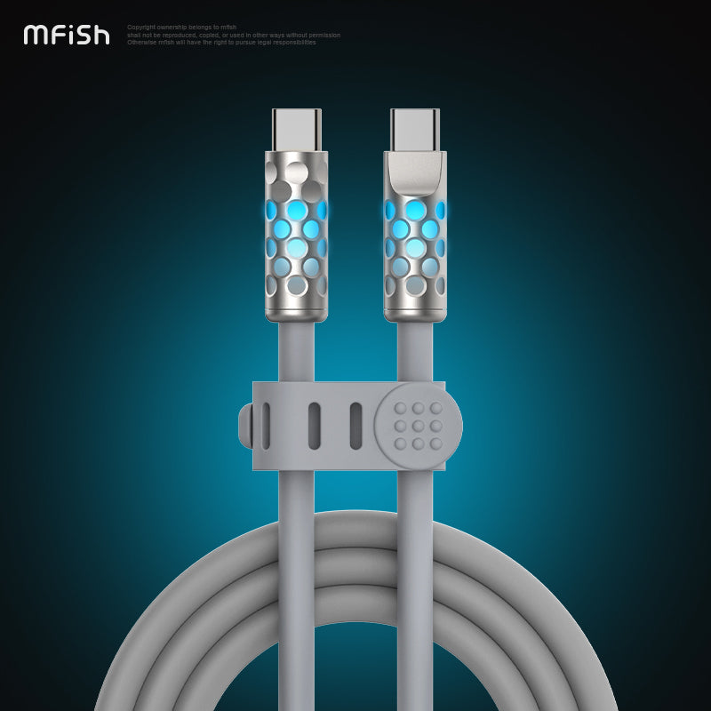 O2W SELECTION Mfish Electric Viper Series Led Light-up 30W with USB-C to Lightning charging Cable 1.5m