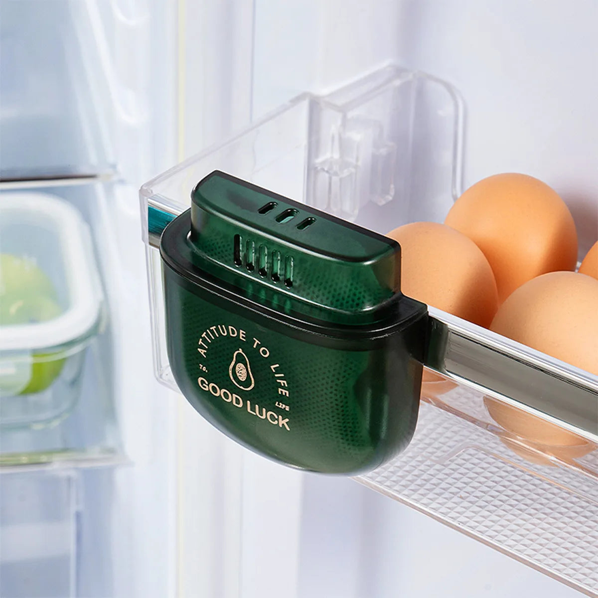 Refrigerator Wardrobe Deodorant Air Freshener Household Anti-Odor Charcoal Bag Deodorant Box, White