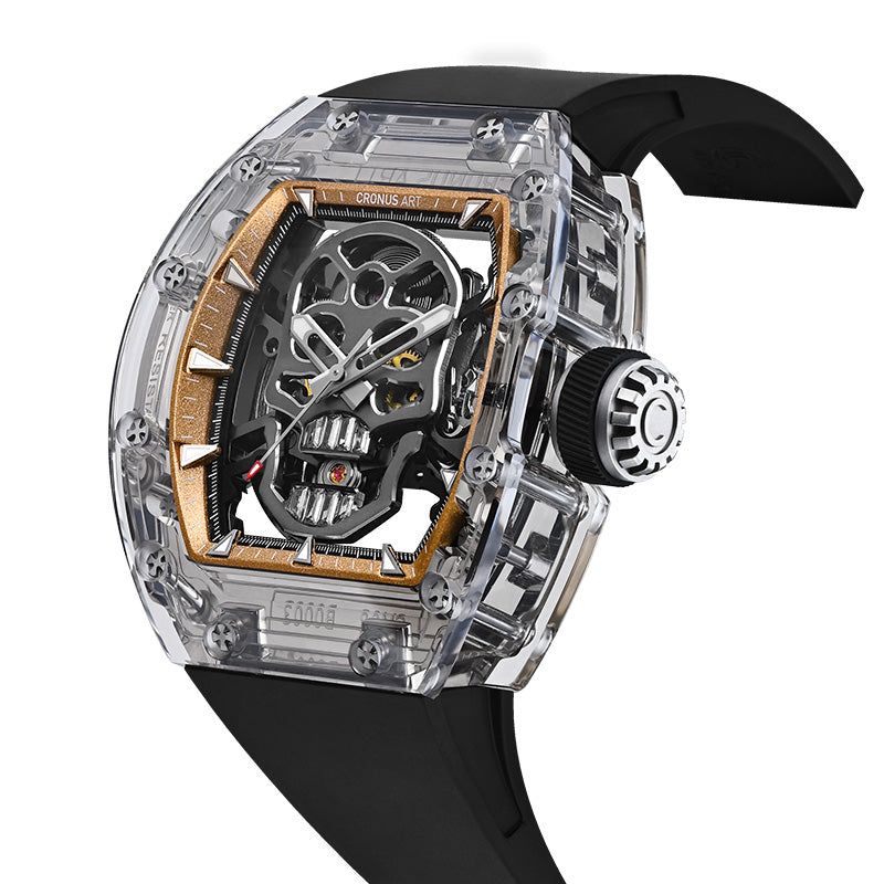 CRONUS ART Watch CM08-022,Sapphire Glass, Skull Series