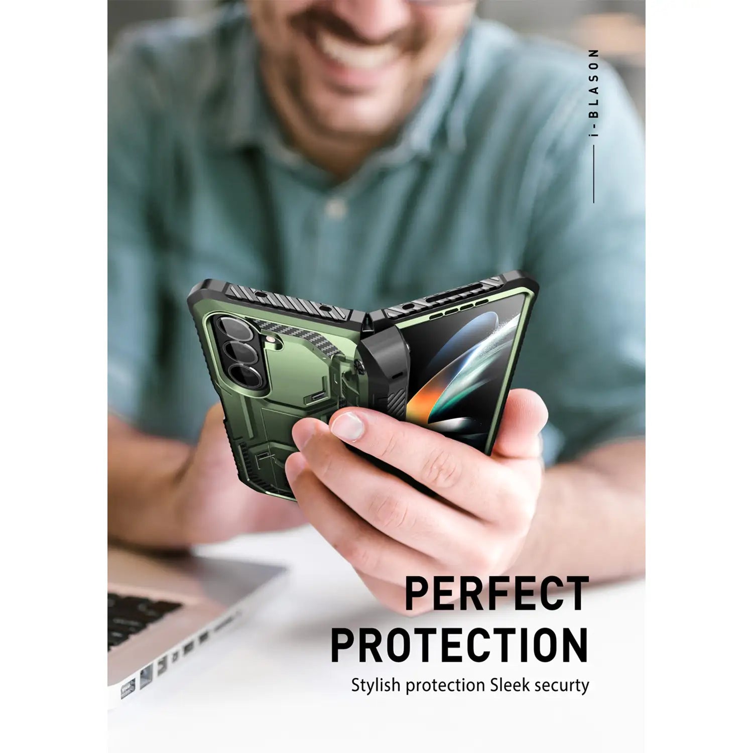 i-Blason Armorbox Case for Samsung Galaxy Z Fold 5 5G (With Build-in Screen Protector)