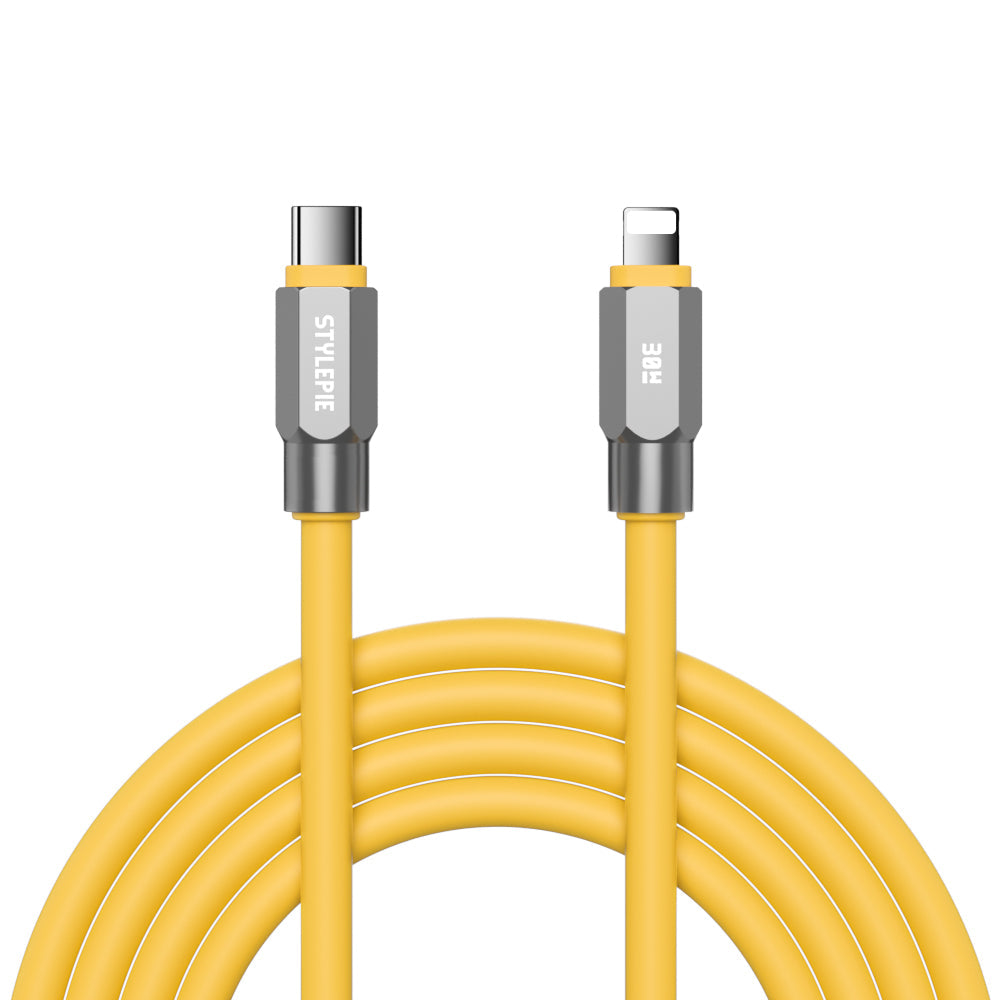 Stylepie Six-Dimensional Battle Rope Series C69Y-C/L 240W & 30W  Type C - C/Lightning Fast Charge Data Cable