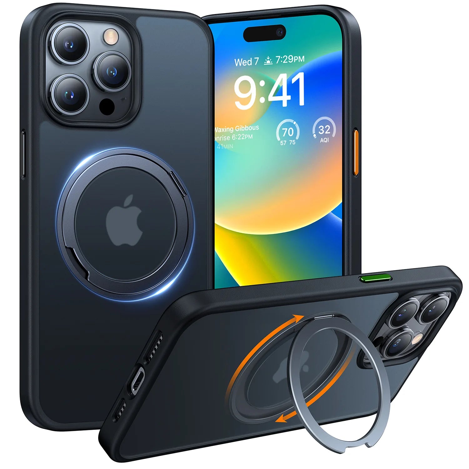 TORRAS Magnetic UPRO™ Ostand Pro Series Case for iPhone 15 Pro 6.1" / 15 Pro Max 6.7" (Restock ETA 28 Oct)