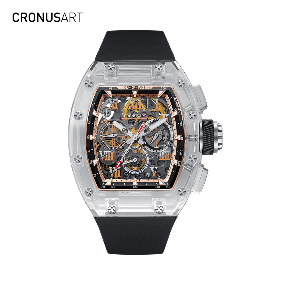 CRONUS ART Watch CM08-033 Sapphire Glass,Time Tunnel Series, Limited Edition