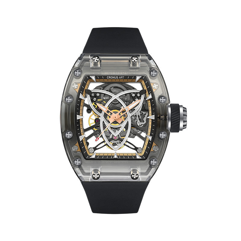 CRONUS ART Watch CM001-059,Brown Crystal Glass, Shenzhen Light Series