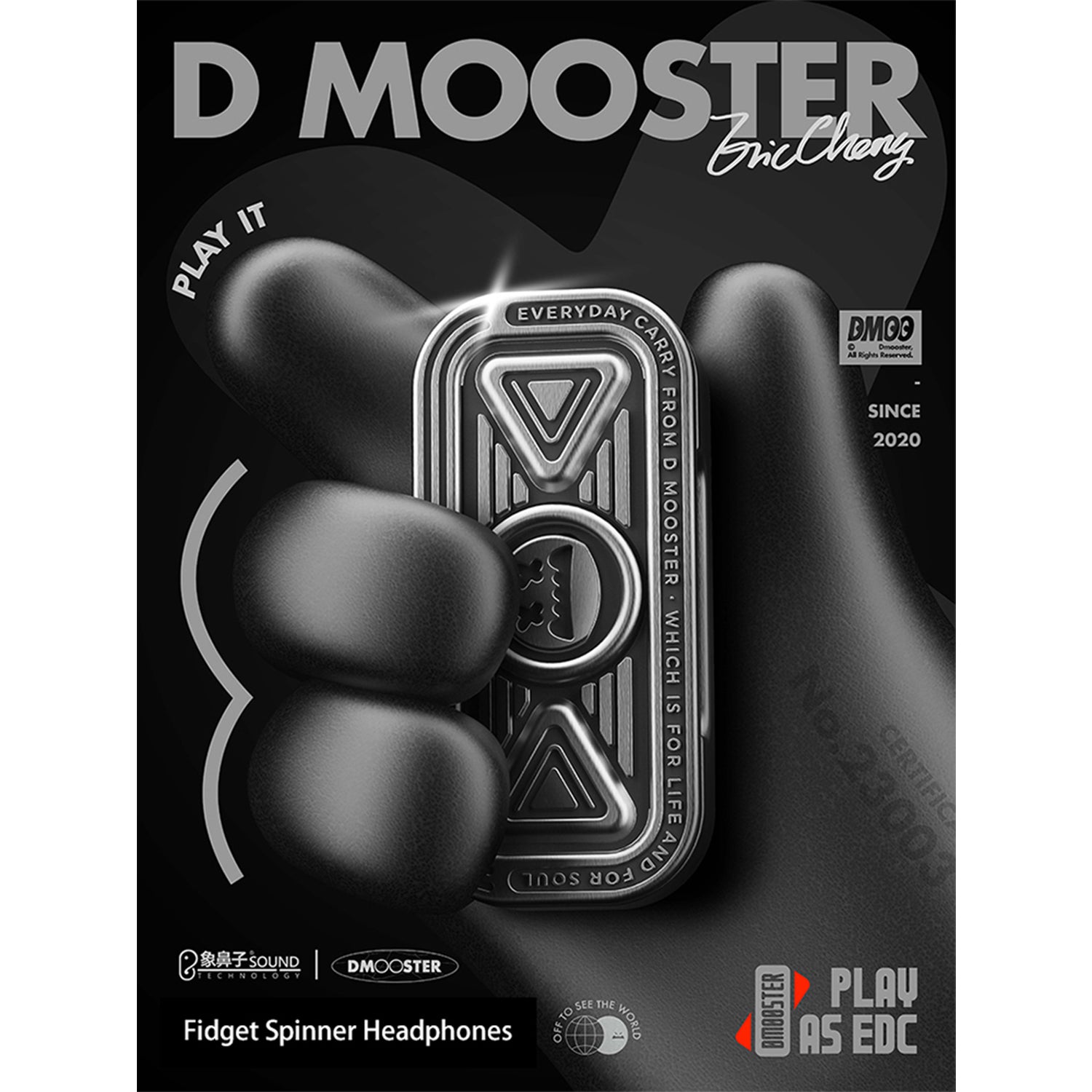 O2W SELECTION DMOOSTER D15 Fingertip Gyro Bluetooth Earphones