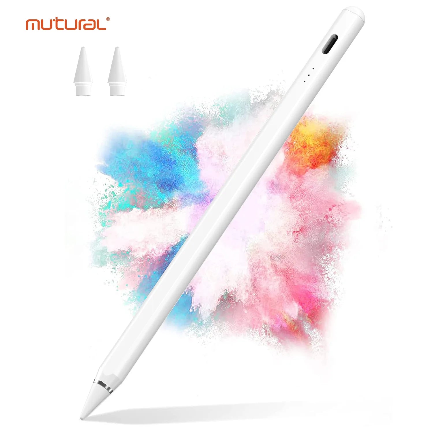 Mutural 950D Universal Stylus for iPad and Andorid Tablets, White