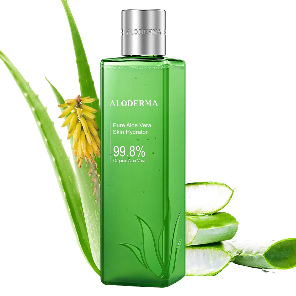 ALODERMA Pure Aloe Vera Skin Hydrator 99.8% Organic Aloe Vera,240ml