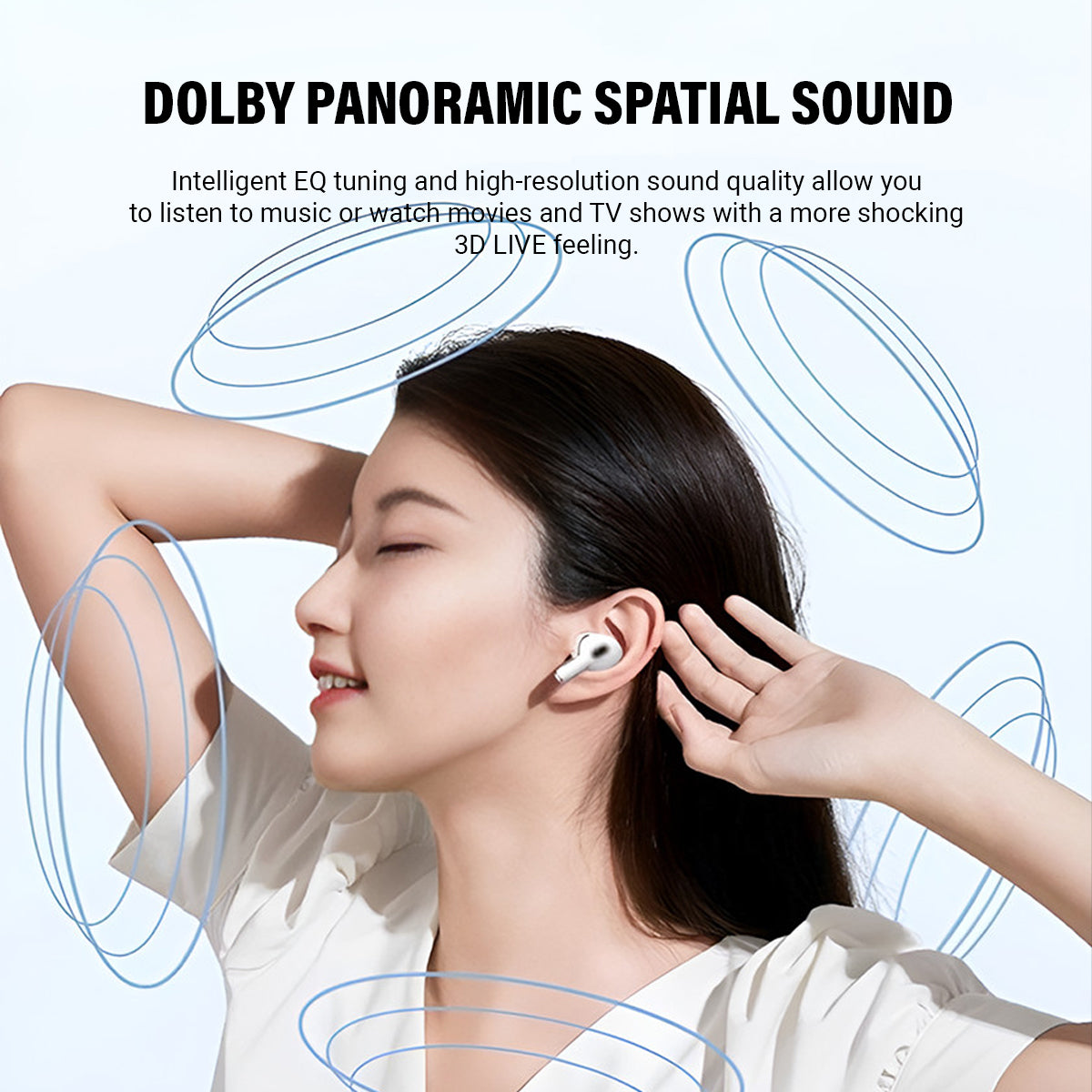 O2W SELECTION SAIYA T70 ANC Pro Wireless Earphone with LED Screen