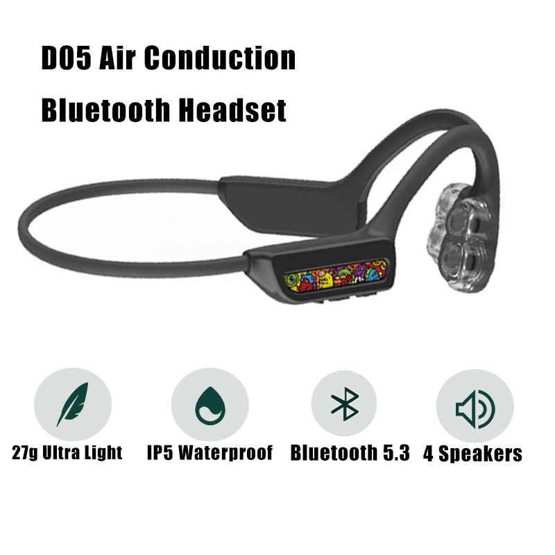 O2W SELECTION DMOOSTER D05 Dual-Driver Bluetooth Earphones, Black