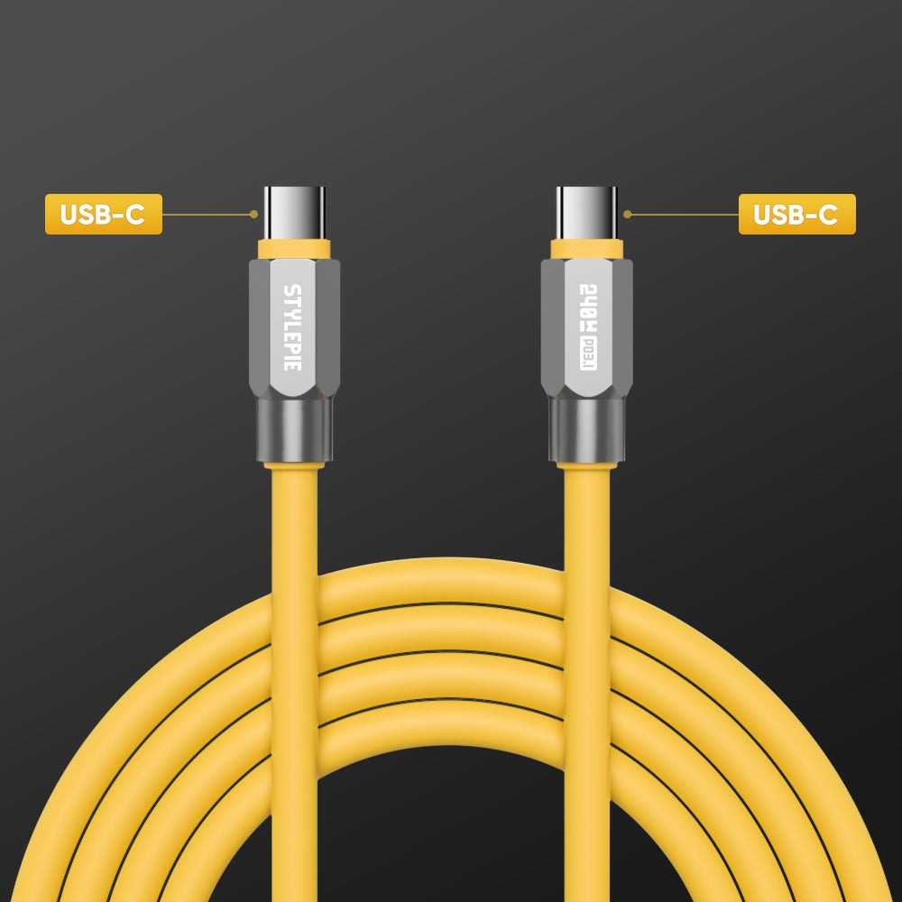 Stylepie Six-Dimensional Battle Rope Series C69Y-C/L 240W & 30W  Type C - C/Lightning Fast Charge Data Cable