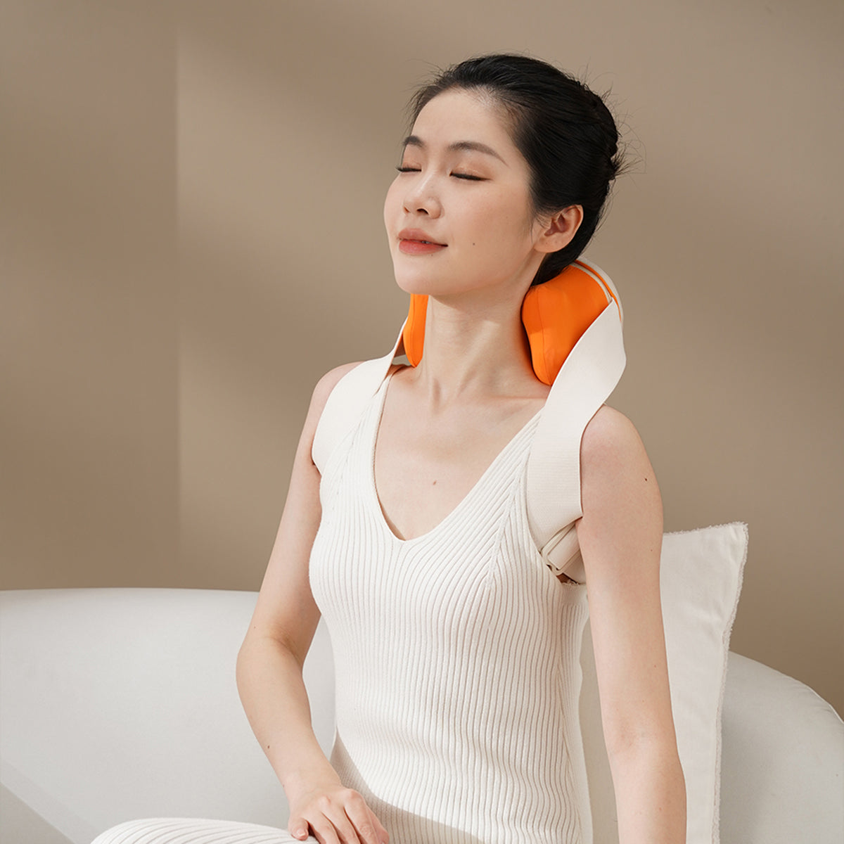 HeZheng HZ-N5 Neck Massager, Orange