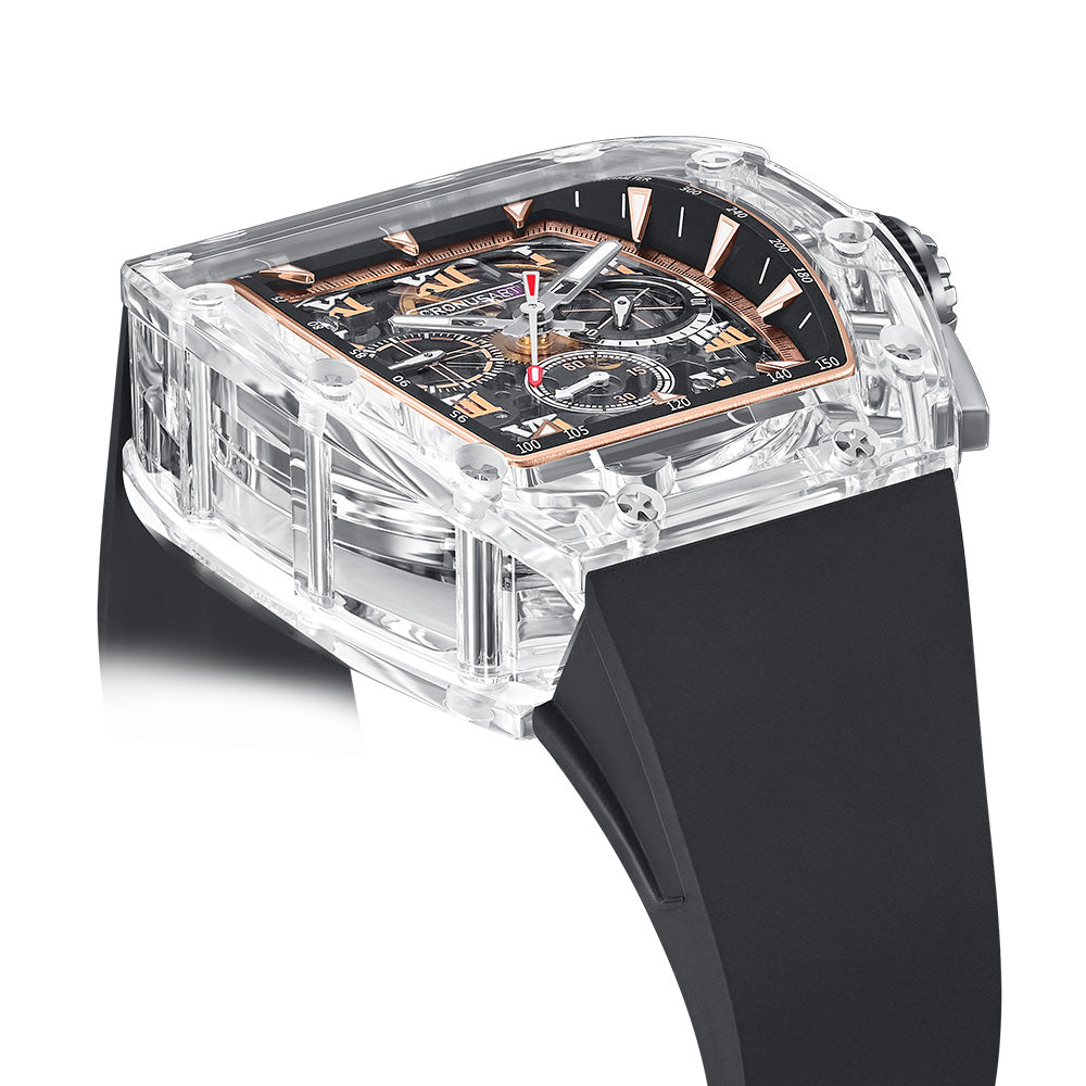 CRONUS ART Watch CM08-033 Sapphire Glass,Time Tunnel Series, Limited Edition