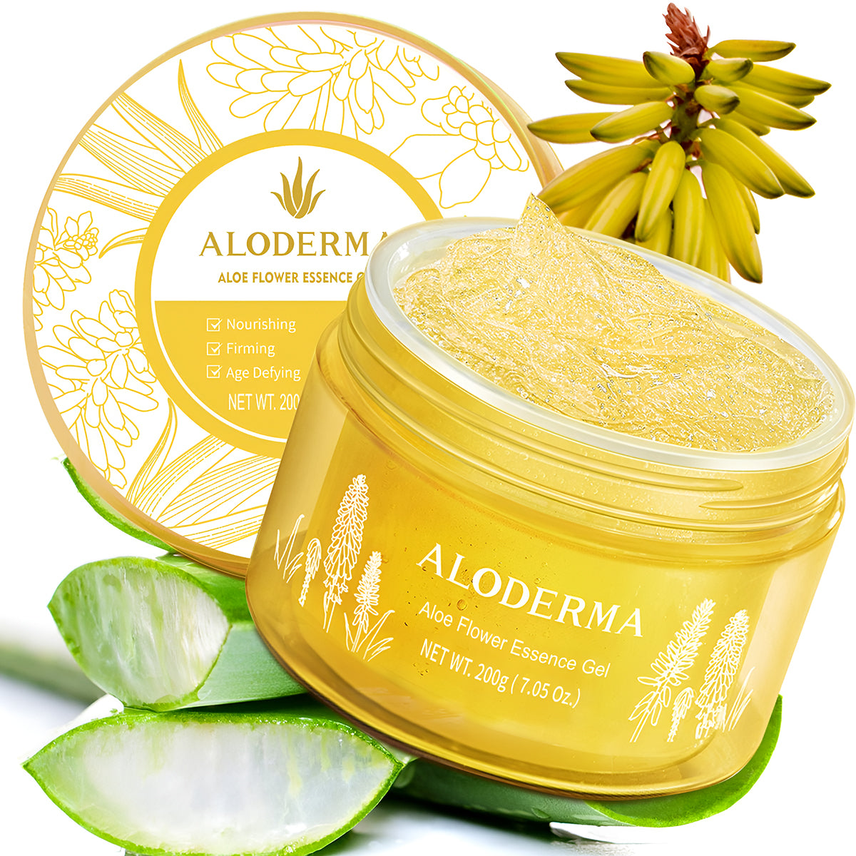 ALODERMA Aloe Flower Essence Gel,200g