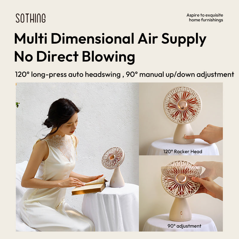 SOTHING DSHJ-S-2113A Bridal Bouquet Desktop Fan