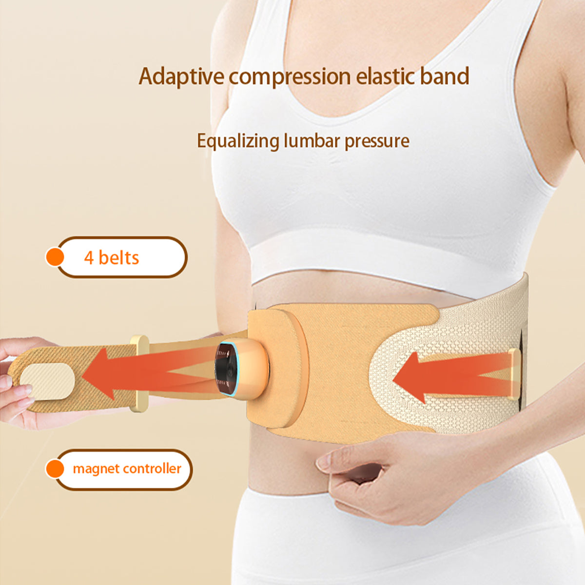 HeZheng Waist Massager Support the Waist