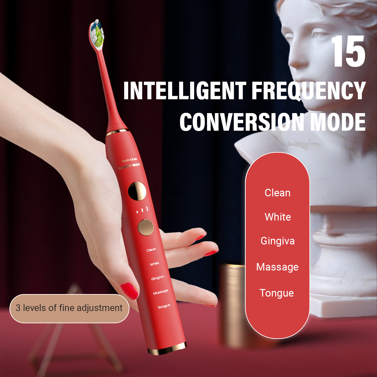 RuthOule Exclusive Edition Series RS4 Electric Ultrasonic Toothbrush