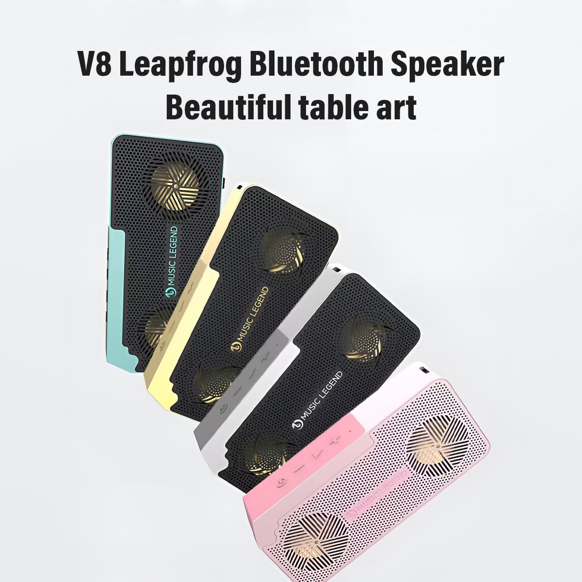 MUSIC LEGEND V8 Bluetooth Speaker – Powerful Bass, Crystal Clear Treble, 5-Hour Battery, Sleek Design, Multi-Device Connectivity