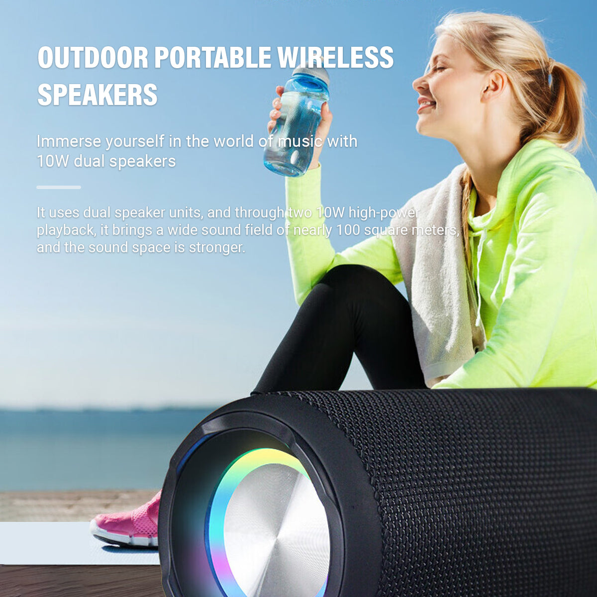 MUSIC LEGEND T11 Portable Wireless Bluetooth Speaker