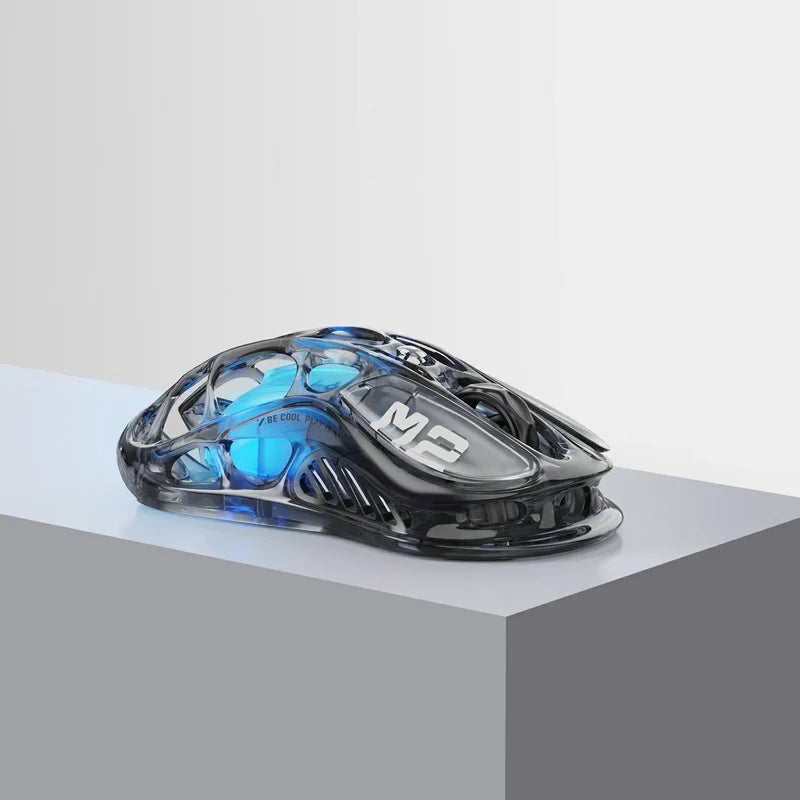 GravaStar Mercury M2 Wireless Gaming Mouse, Transparent Black