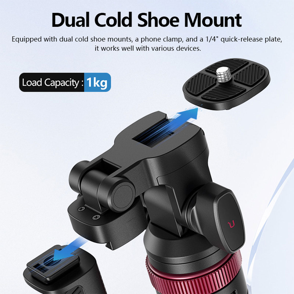 Ulanzi MT-78 Quick-Release Tripod with Cold Shoe Mount