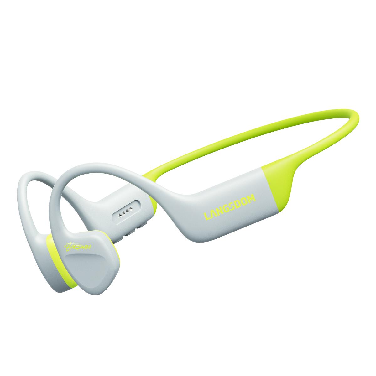 LANGSDOM AirSwim BE15 Bone Conduction Swimming Sports Headphones Bluetooth V5.4 IPX8