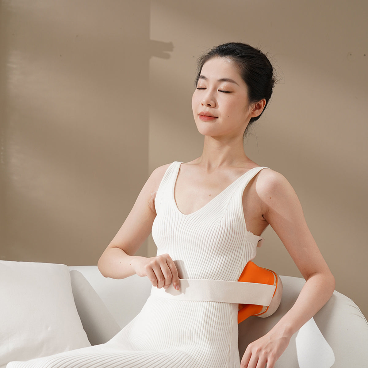 HeZheng HZ-N5 Neck Massager, Orange