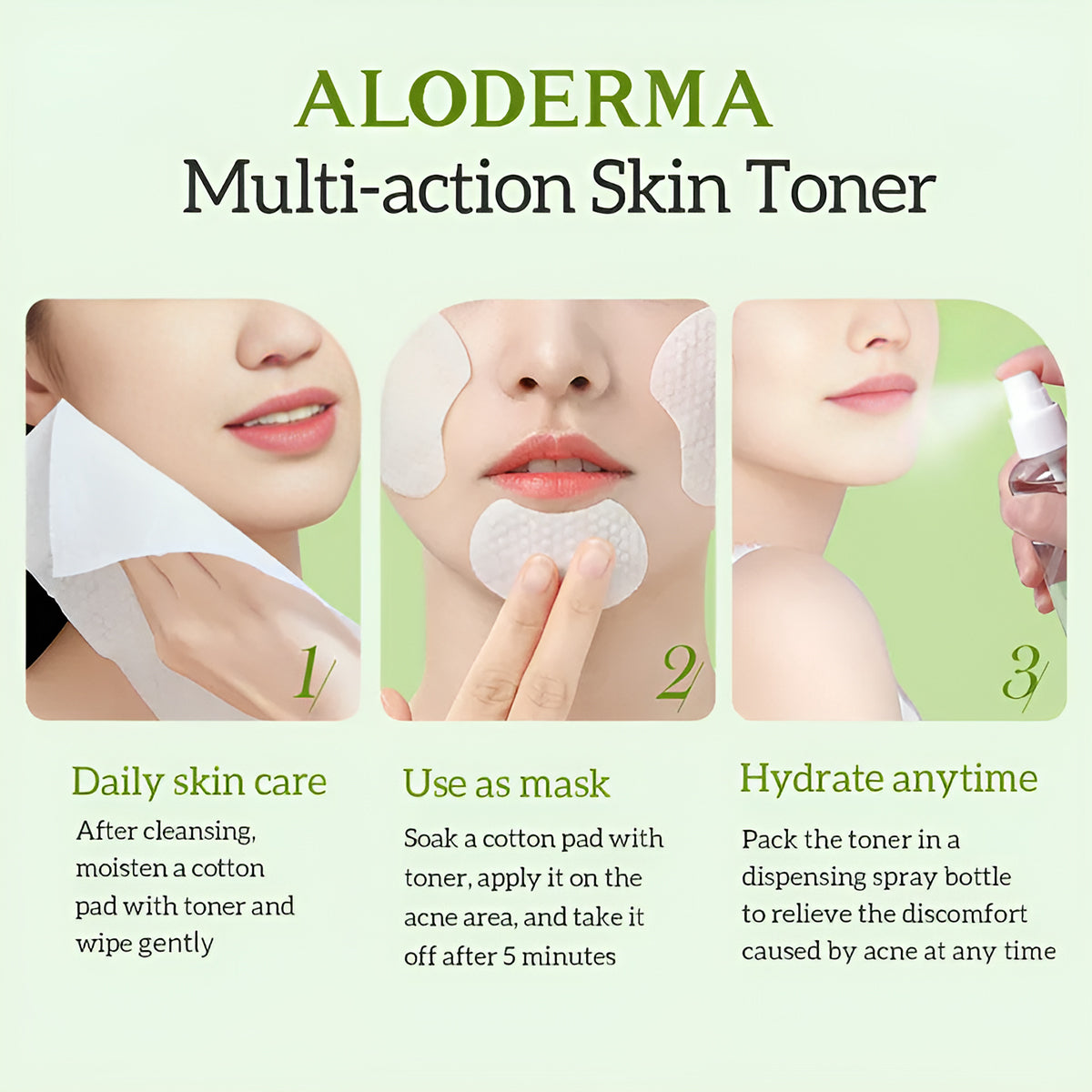 ALODERMA Aloe Acne Removing Toner,120ml