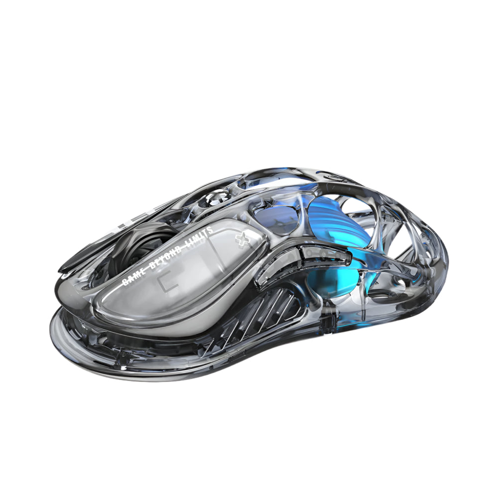 GravaStar Mercury M2 Wireless Gaming Mouse, Transparent Black