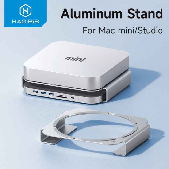 HAGIBIS MMS02 Alloy Mac Mini Stand