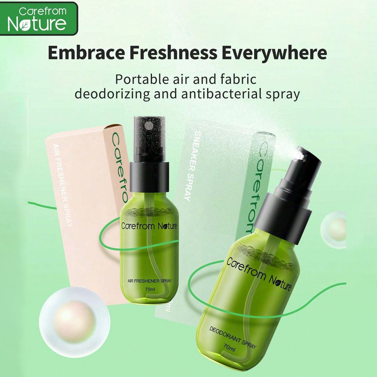 O2W SELECTION CAREFROM NATURE Fabric&Shoese Freshener Spray