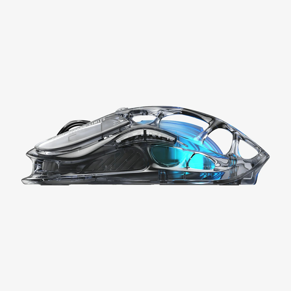 GravaStar Mercury M2 Wireless Gaming Mouse, Transparent Black