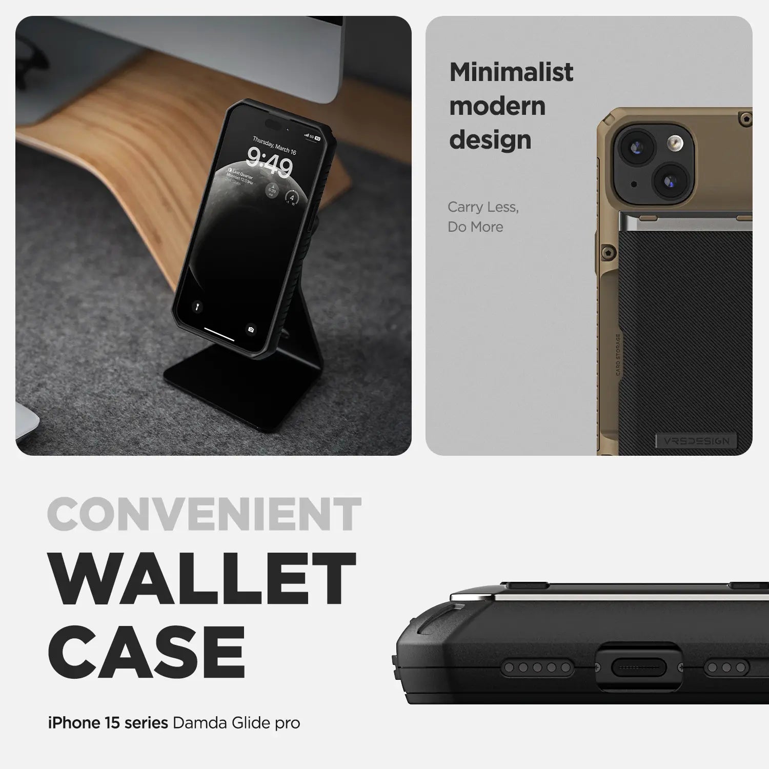 VRS Design Damda Glide Pro Case For iPhone 15 Series