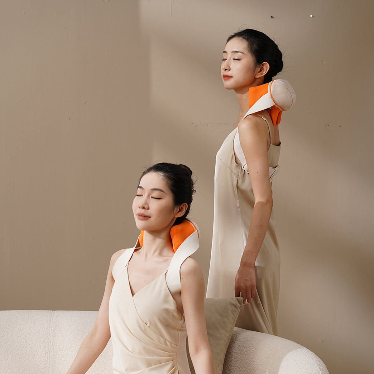 HeZheng HZ-N5 Neck Massager, Orange