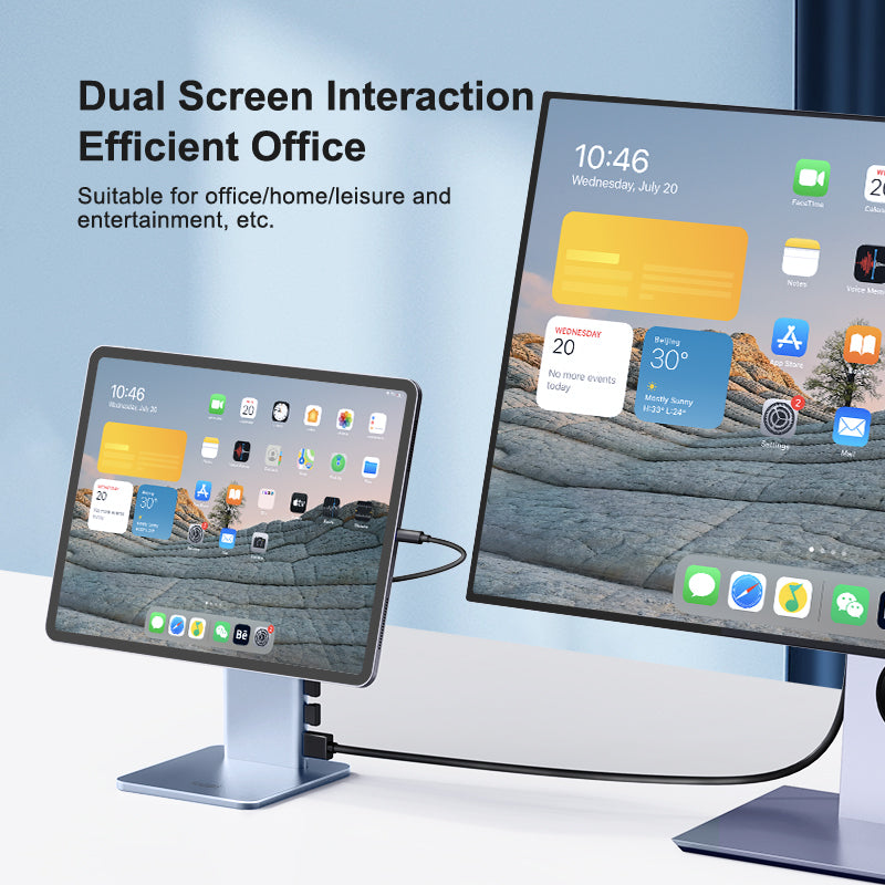 O2W SELECTION HAGIBIS IPC10-1H IPad Stand with Hub