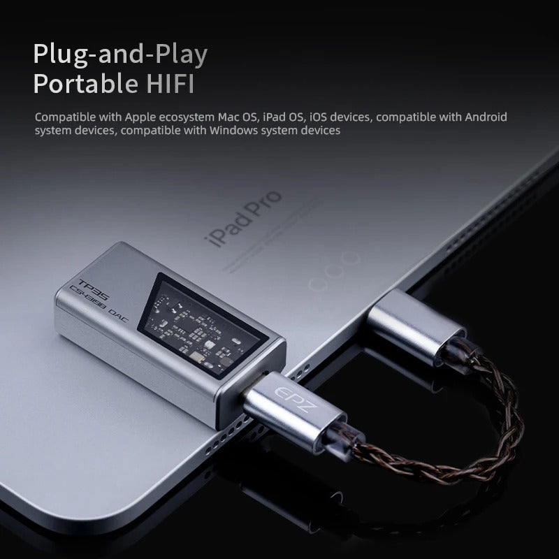 EPZ TP35 Portable Digital Audio Decoder Earphone Amplifier